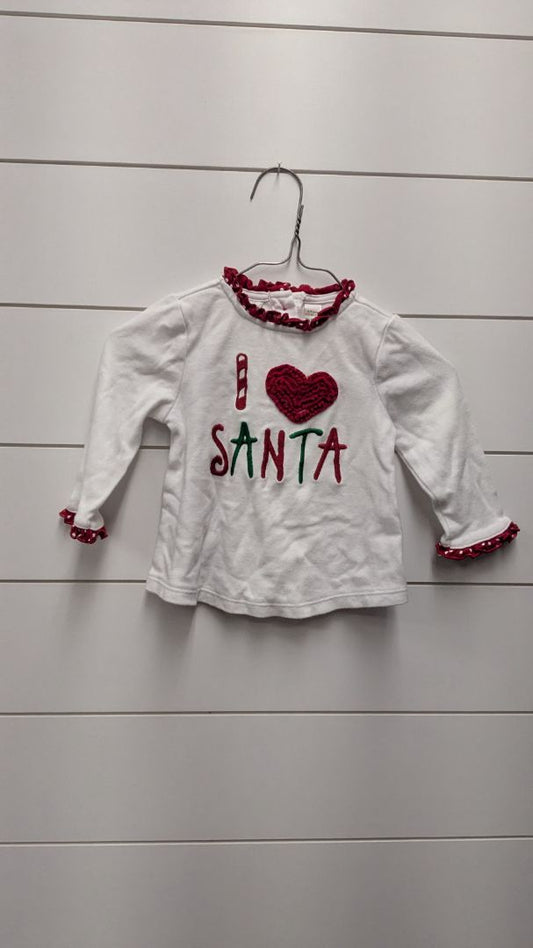 First Impressions Santa Long Sleeve - 9mo