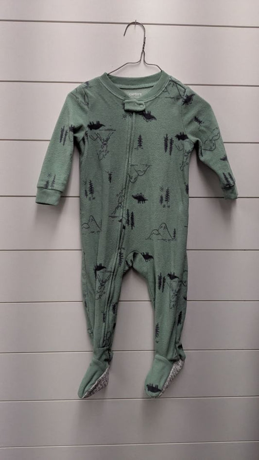 Carters Dinosaur Fleece Pajamas - 18mo