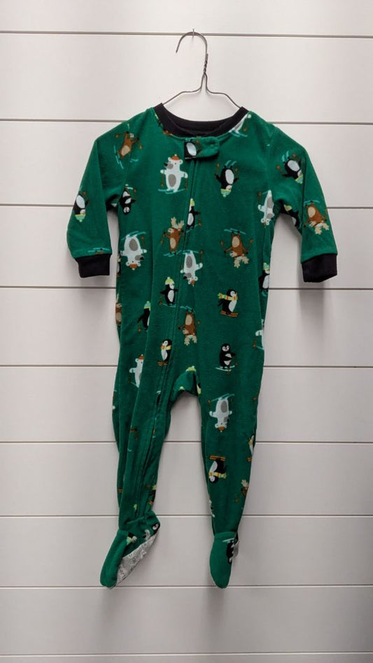 Carters Winter Animal Fleece Pajamas - 18mo