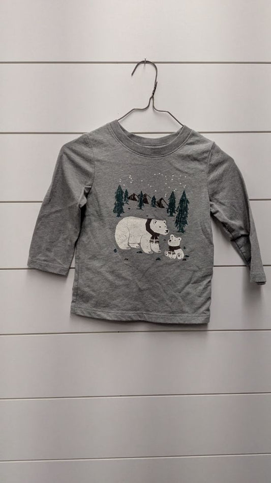 Cat & Jack Polar Bear Long Sleeve - 18mo
