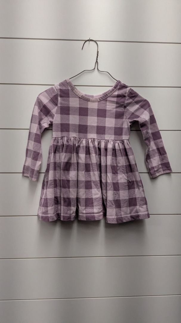 Falls Creek Plaid Long Sleeve Dress - 18mo