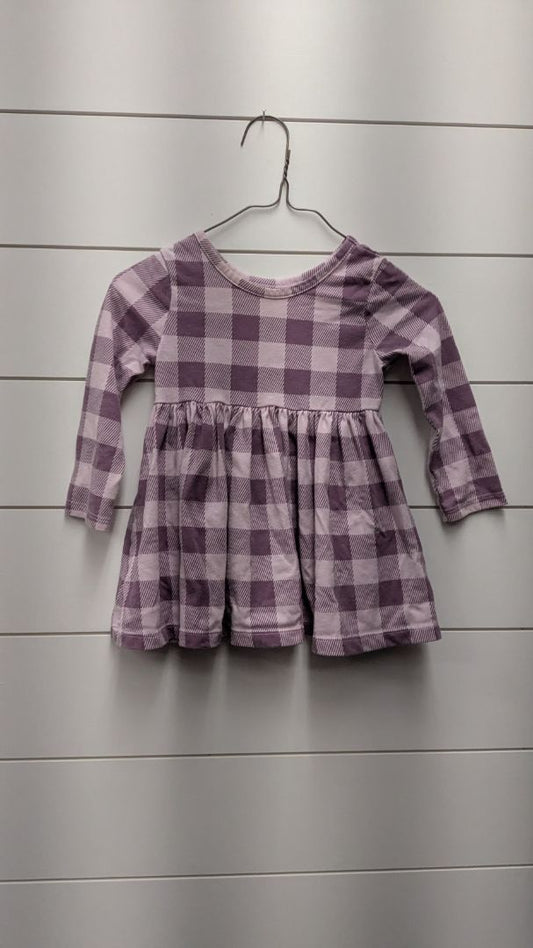 Falls Creek Plaid Long Sleeve Dress - 18mo