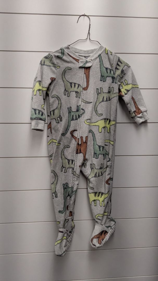 Carters Fleece Dinosaur Pajamas - 18mo