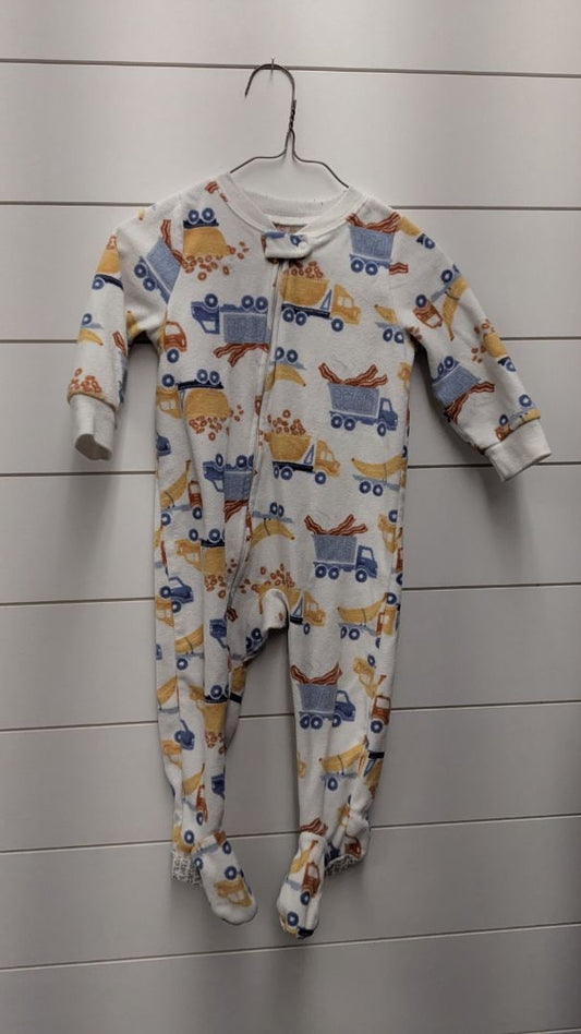Carters Fleece Truck Pajamas - 18mo