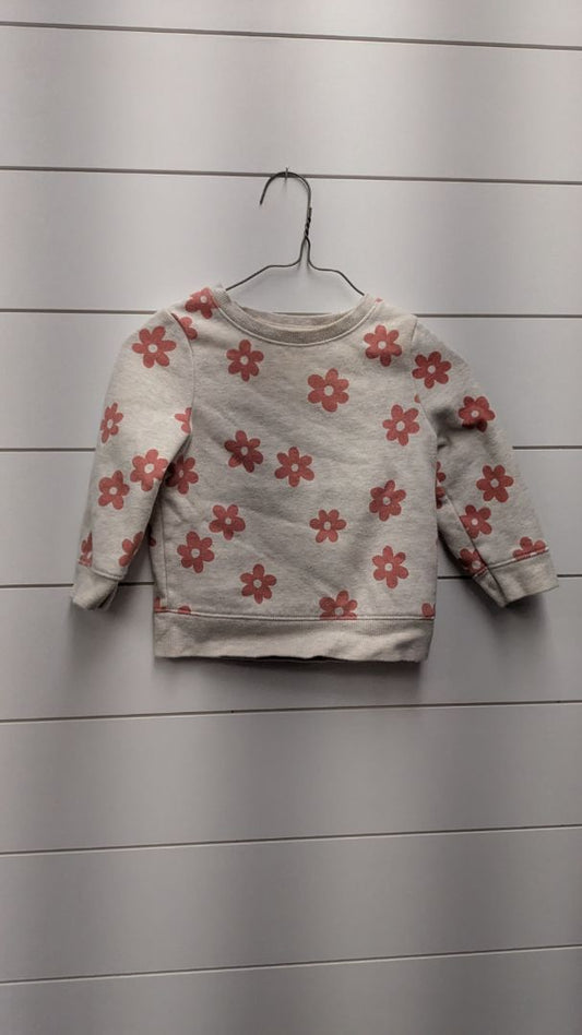 Cat & Jack Flower Sweatshirt - 18mo
