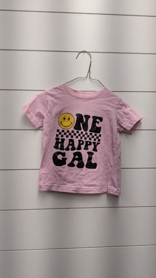 Rabbit Skins "One Happy Gal" Short Sleeve - 18mo