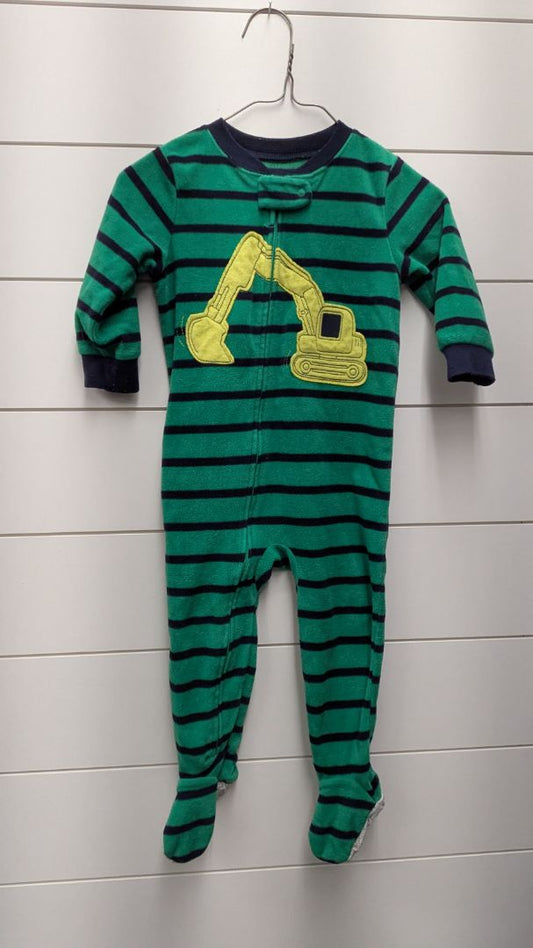 Carters Fleece Crane Pajamas - 18mo