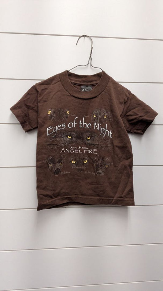 Prairie Mountain "Eyes of the Night" Short Sleeve - 4t