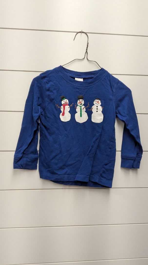 Gymboree Snowman Long Sleeve - 24mo