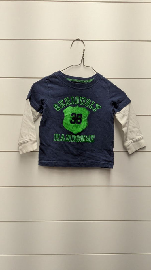 Carters "Seriously Handsome" Long Sleeve - 18mo