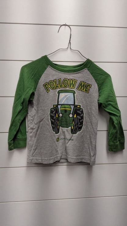 John Deere Tractor Long Sleeve - 2t