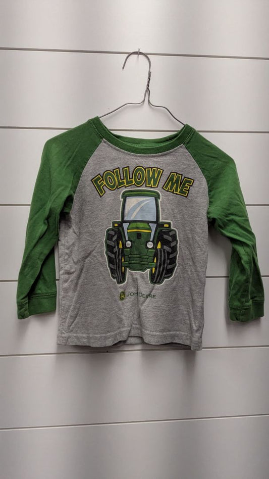 John Deere Tractor Long Sleeve - 2t