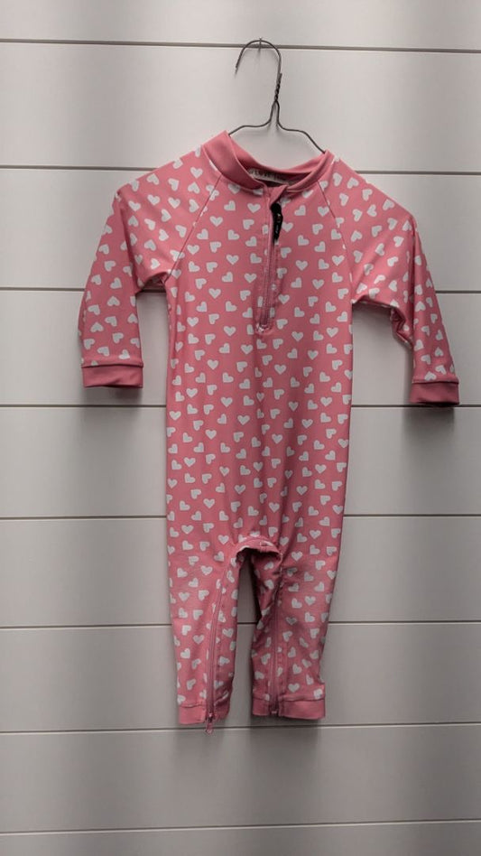 For Love Heart Swimsuit - 18mo