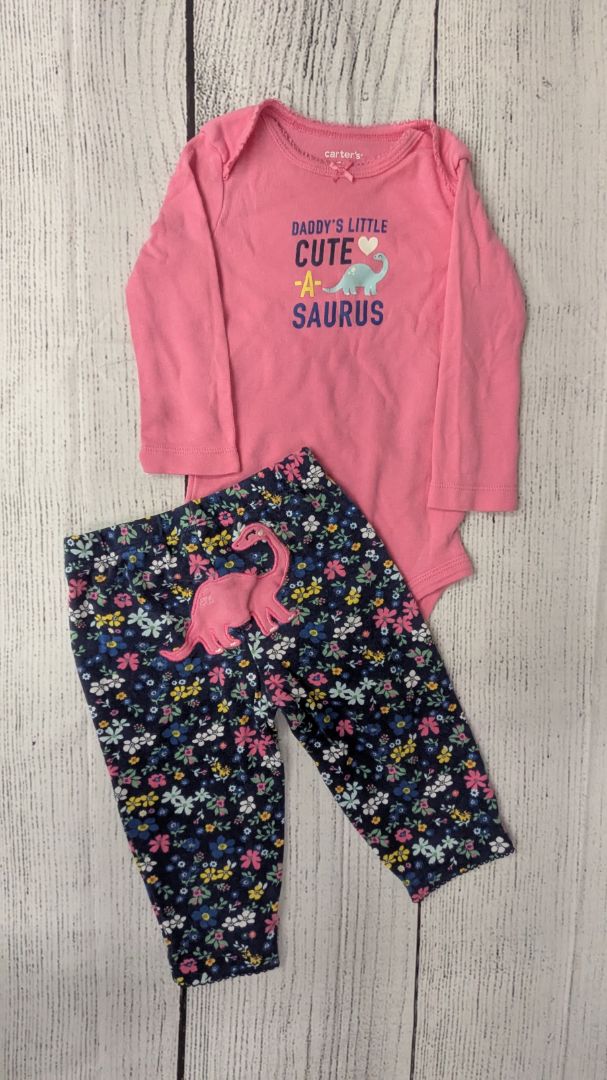 Carters Dinosaur Outfit - 9mo