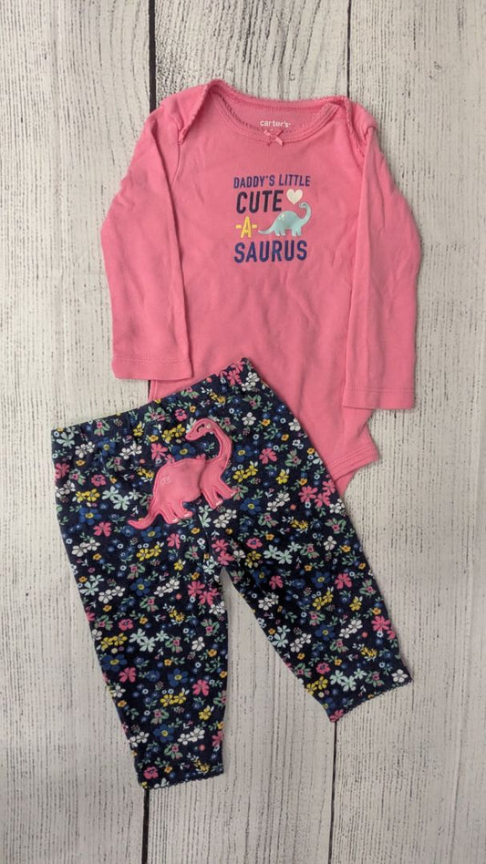 Carters Dinosaur Outfit - 9mo