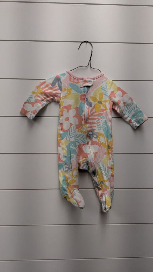 Carters Floral Pajamas - 3mo