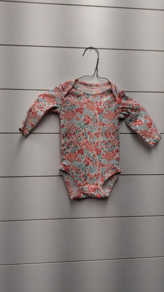 Carters Floral Long Sleeve - 3mo