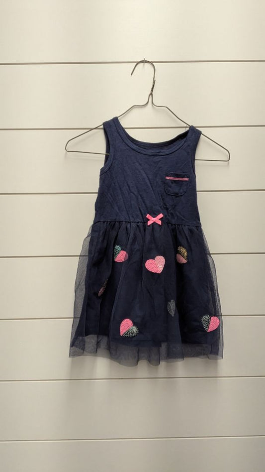 Carters Heart Dress - 18mo