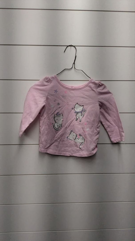 Jumping Beans Cat Long Sleeve - 12mo