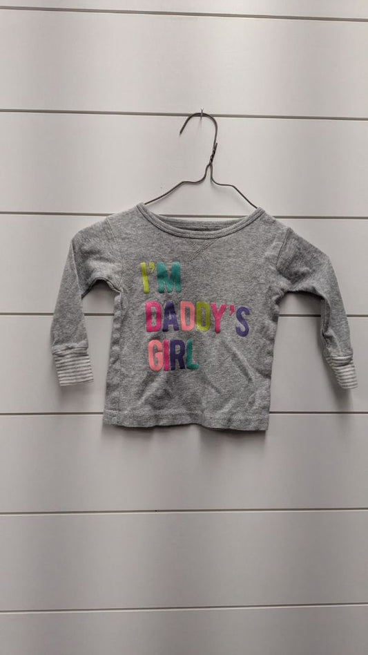 Carters "Daddy's Girl" Long Sleeve - 12mo