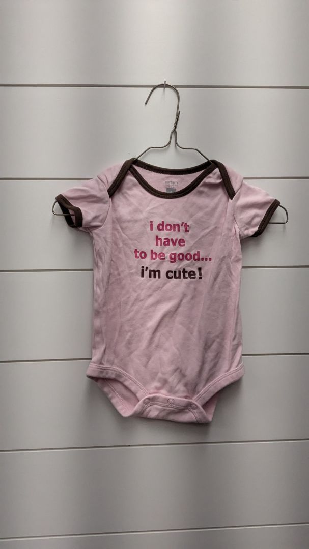 Carters "I'm Cute" Short Sleeve - 6mo