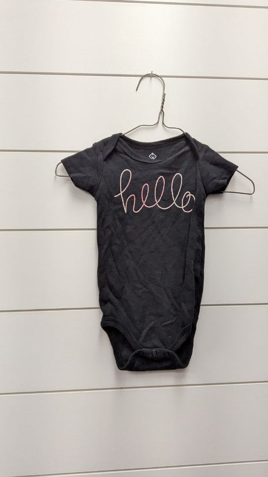 "Hello" Short Sleeve - 6mo