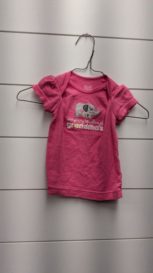 Carters Elephant Short Sleeve - 6mo