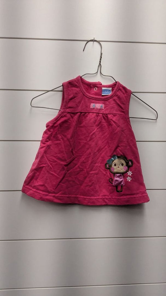 BON BEBE Monkey Tank Top Dress - 6mo