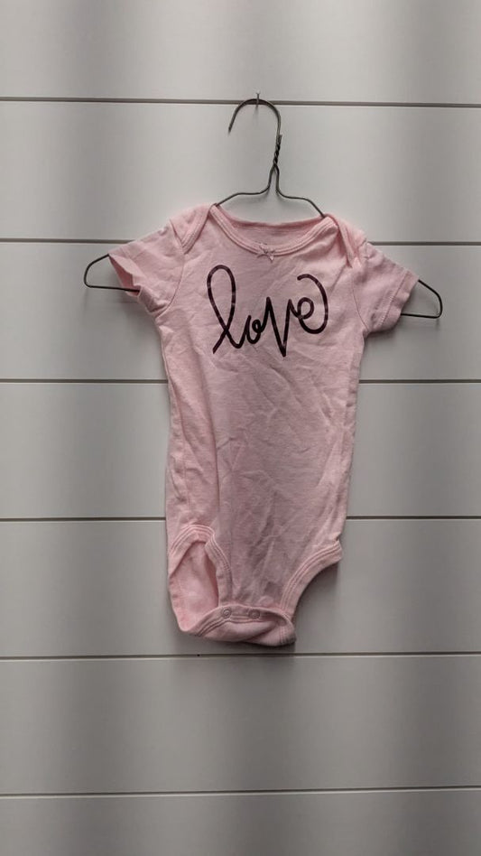 Carters "Love" Short Sleeve - 6mo