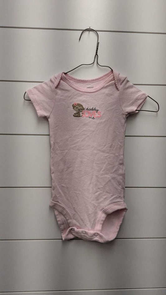 Carters "Daddy Loves Me" Short Sleeve - 6mo