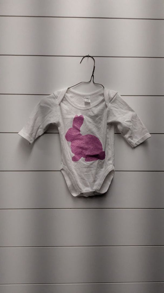Glitter Bunny Long Sleeve - 6mo