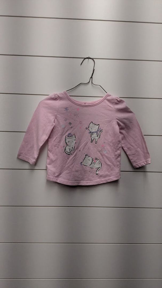 Jumping Beans Cat Long Sleeve - 12mo