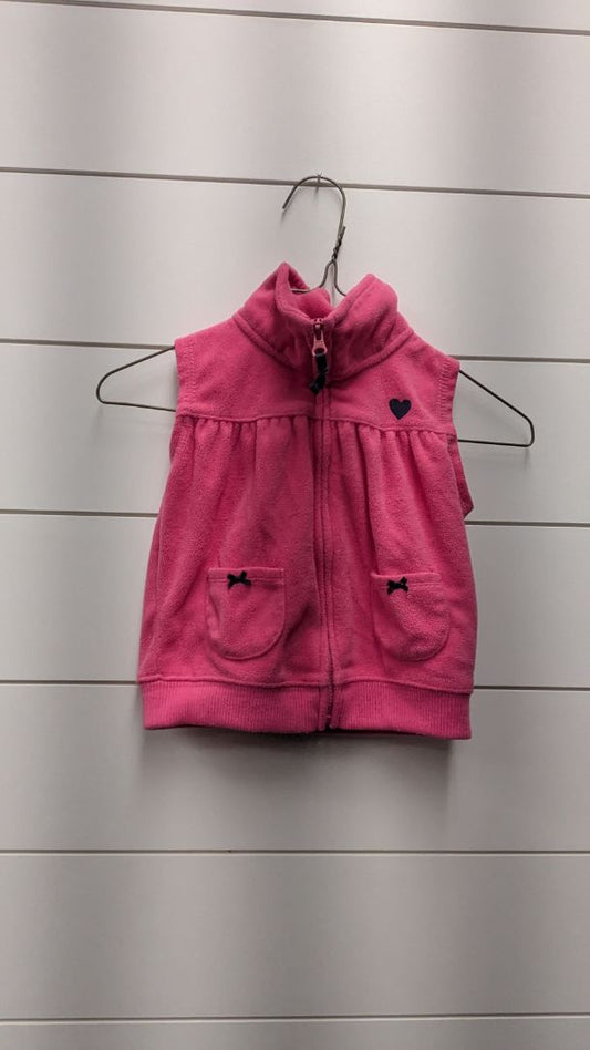Carters Fleece Zip-Up Vest - 12mo