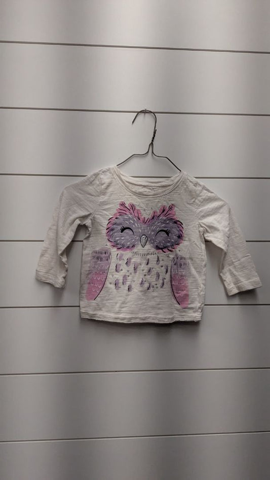 Jumping Beans Owl Long Sleeve - 12mo