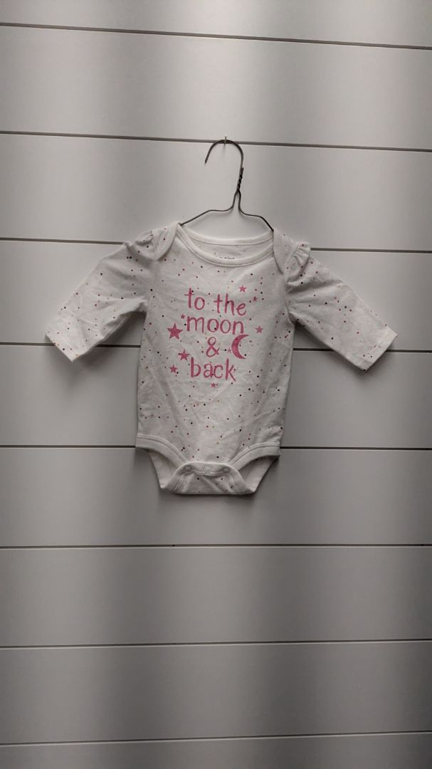 Jumping Beans Moon & Back Long Sleeve - NB