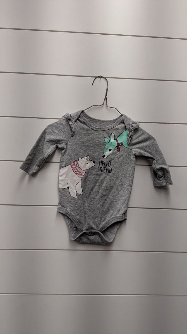 Cat & Jack Polar Bear Long Sleeve - 6mo