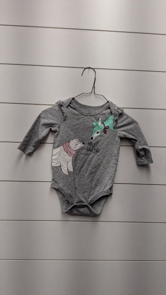 Cat & Jack Polar Bear Long Sleeve - 6mo