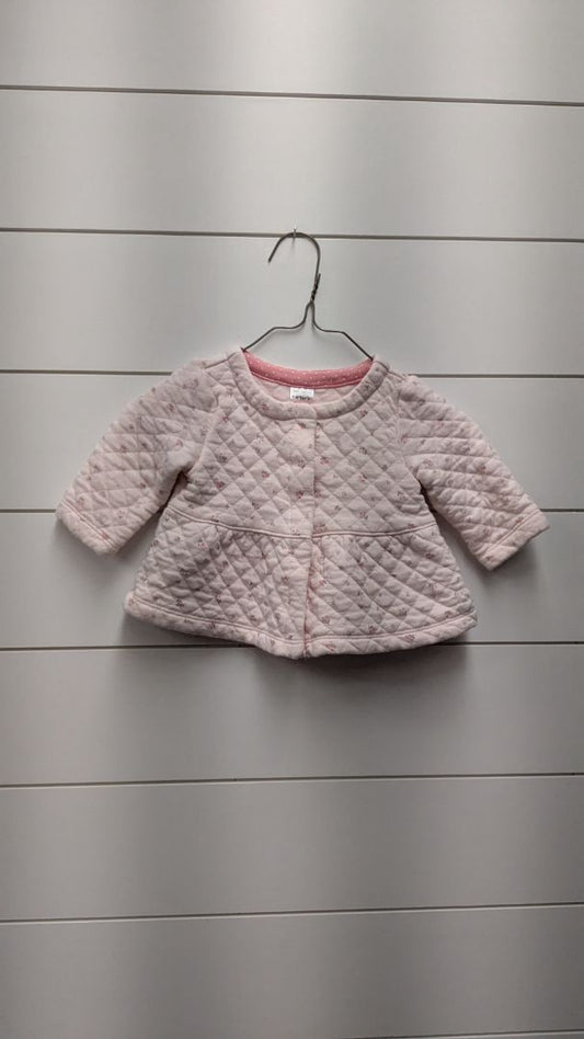 Carters Floral Button-Up Sweater - 6mo