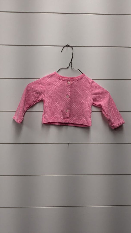 Carters Polka Dot Button-Up Long Sleeve - 6mo
