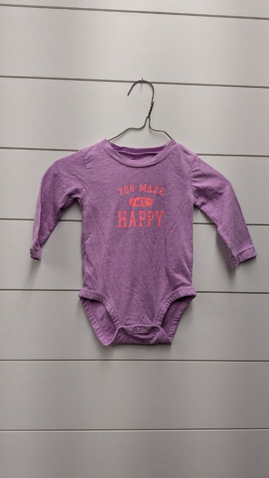 Carters Happy Long Sleeve - 6mo