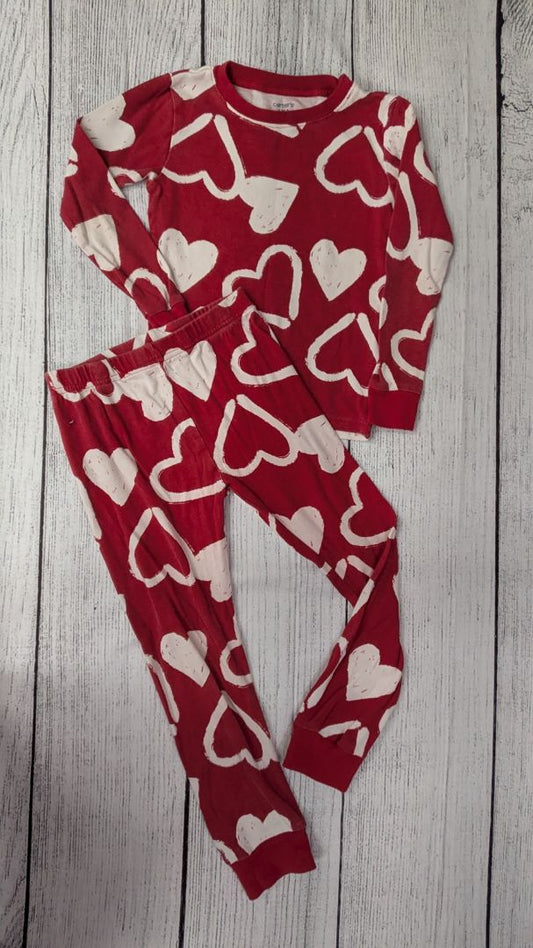 Carters Heart Pajama Set - 6