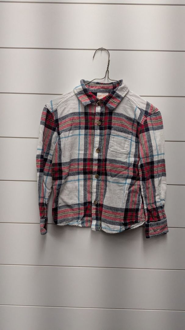 Jumping Beans Long Sleeve Flannel - 4t