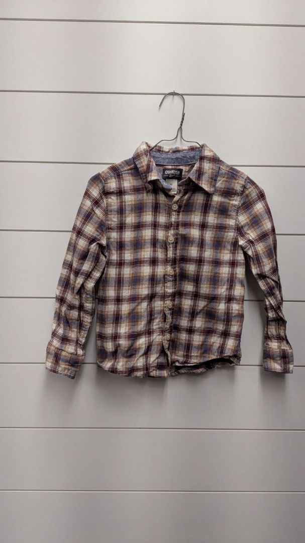 Oshkosh Long Sleeve Flannel - 4t