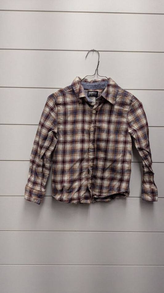 Oshkosh Long Sleeve Flannel - 4t