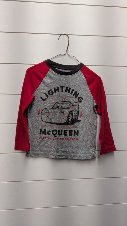 Jumping Beans Lightning McQueen Long Sleeve - 4t