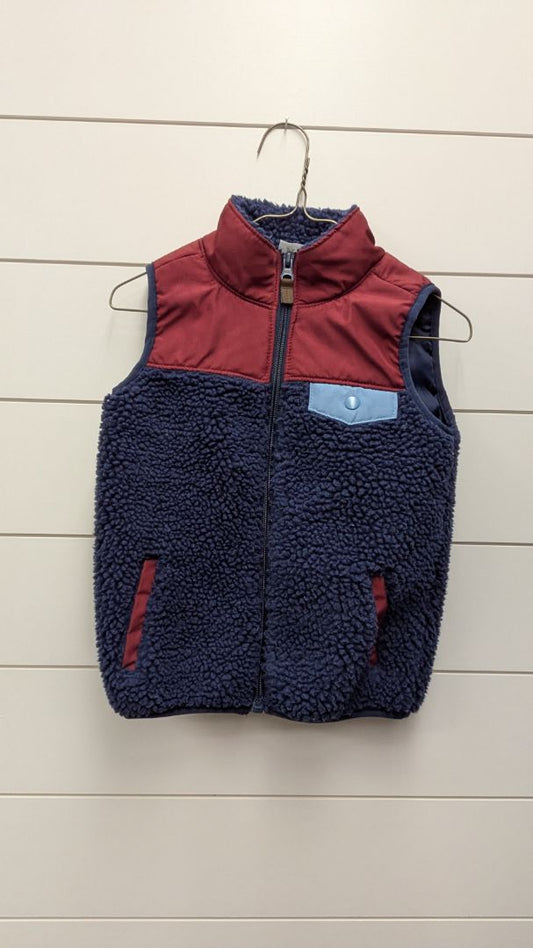 Carters Sherpa Zip-Up Vest - 5t