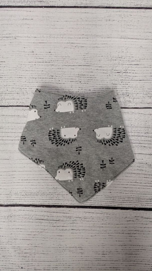 Cloud Island Hedgehog Drool Bib -