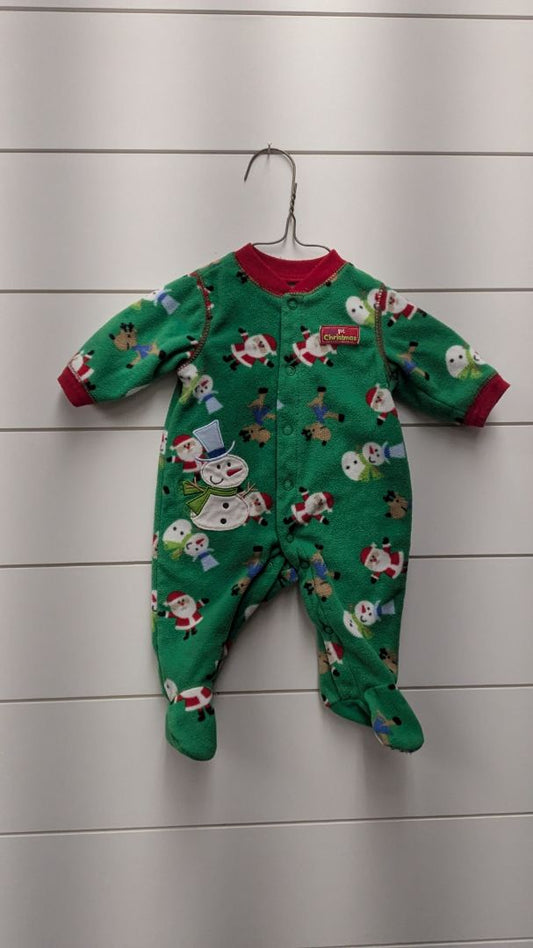 Carters Fleece Christmas Pajamas - NB