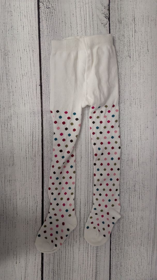 Crazy 8 Polka Dot Tights - 24mo