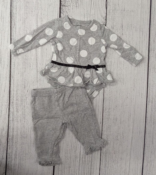 Carters Polka Dot Outfit - 3mo